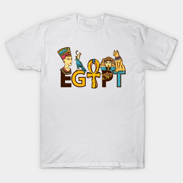 Ancient Egypt symbol T-Shirt by Mako Design 